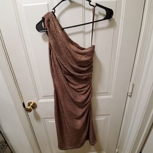 Ralph Lauren One-Shoulder Dress